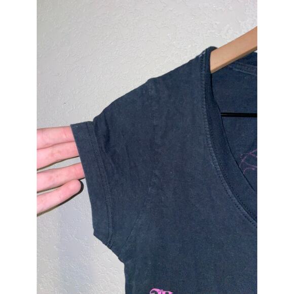 Womens Sangers Cycles Shirt Legendary Heritage American Black Top Tee 2010 M - Picture 6 of 10